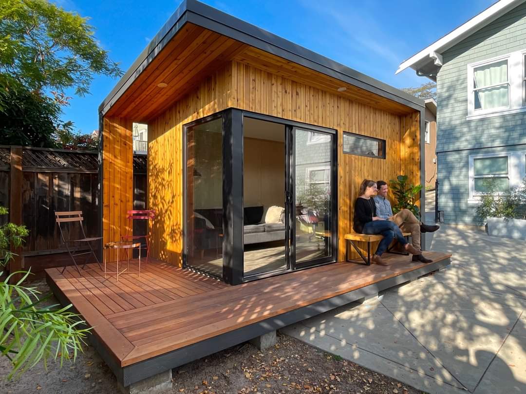 Unique Backyard Construction