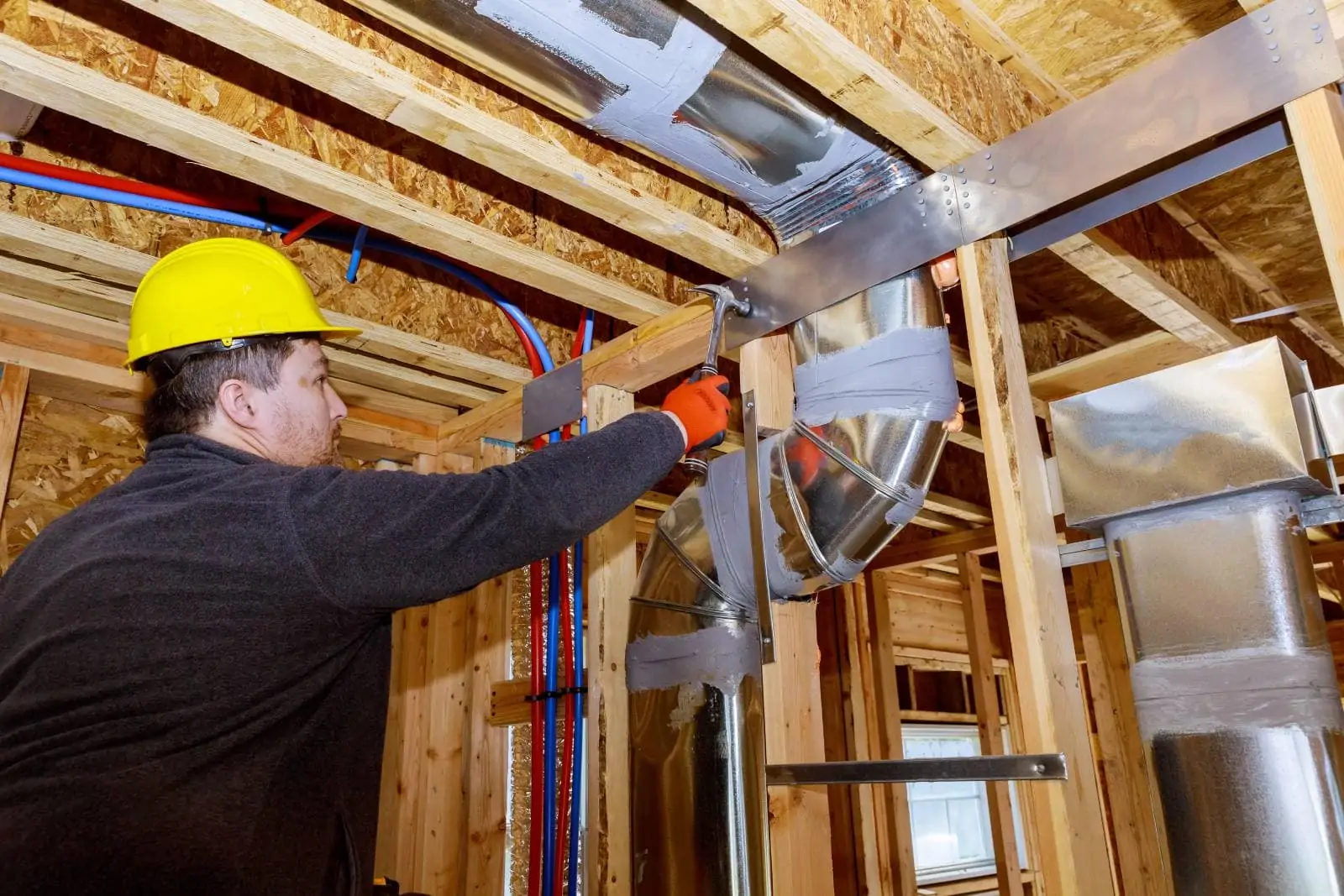 Attic Pros HVAC team completing an AC replacement