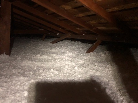 Restored ducts and insulation example.